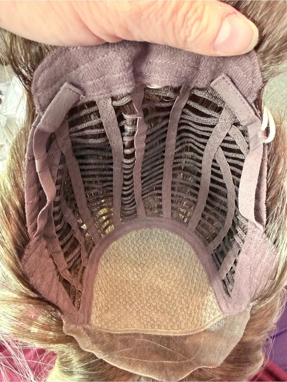 Ella DWY Rooted Blonde Monofilament